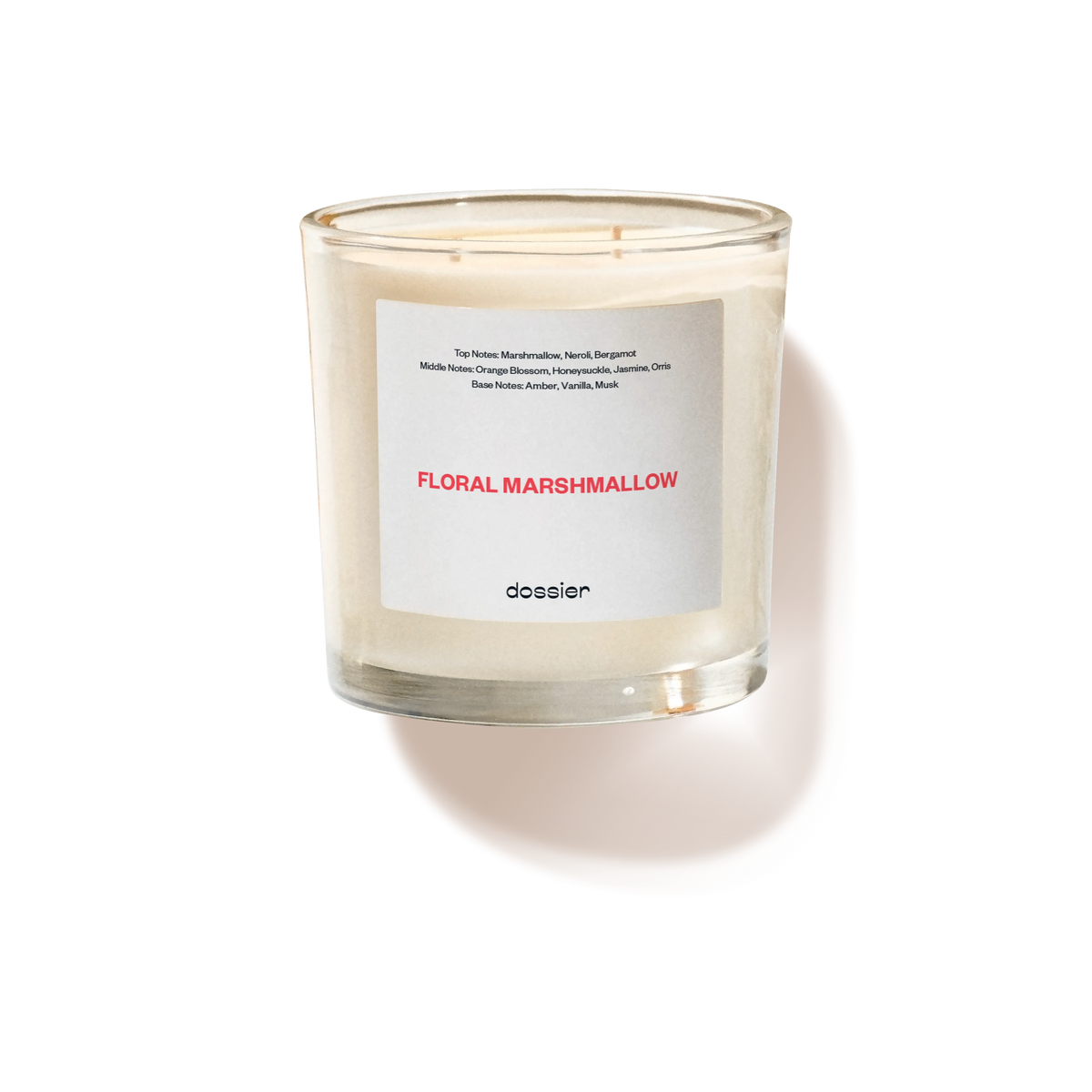Floral Marshmallow Candle